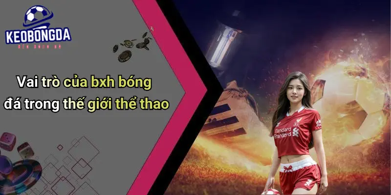 BXH Bóng Đá 1 BXH Bóng Đá