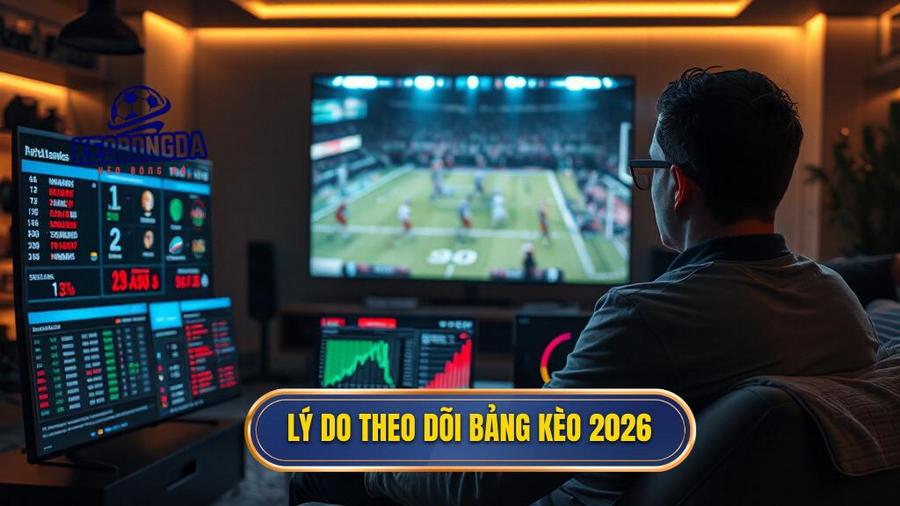Lý do theo dõi bảng kèo 2026