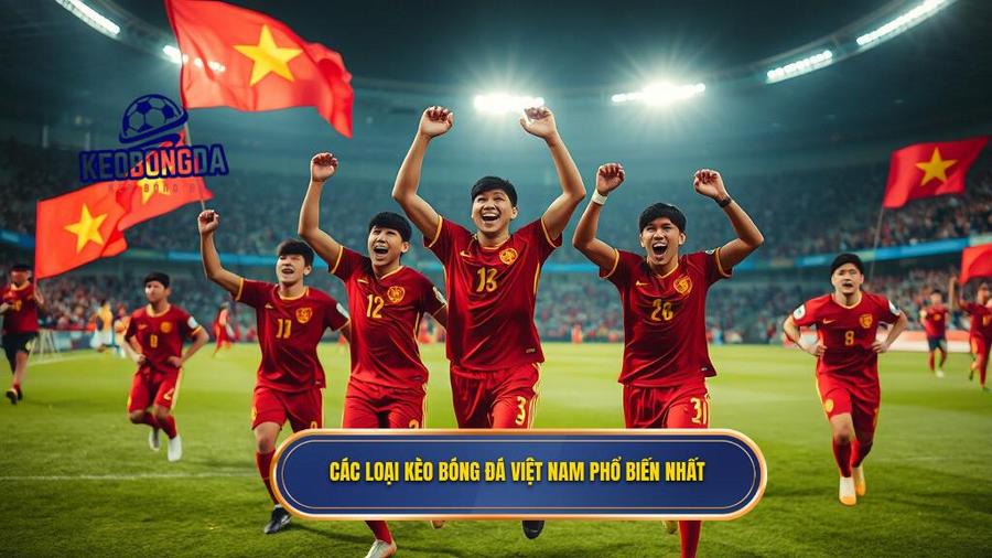 Các loại kèo bóng đá Việt Nam phổ biến nhất