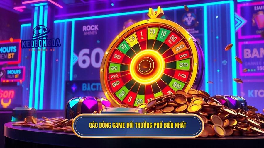 Các dòng game đổi thưởng phổ biến nhất