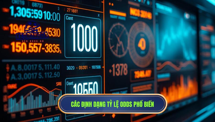 Các định dạng tỷ lệ Odds phổ biến